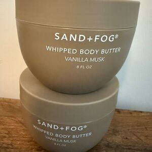 SAND + FOG Vanilla Musk Whipped Body Butter - set of 2